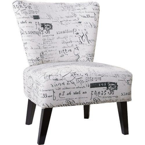 Accent Chair – French Script
