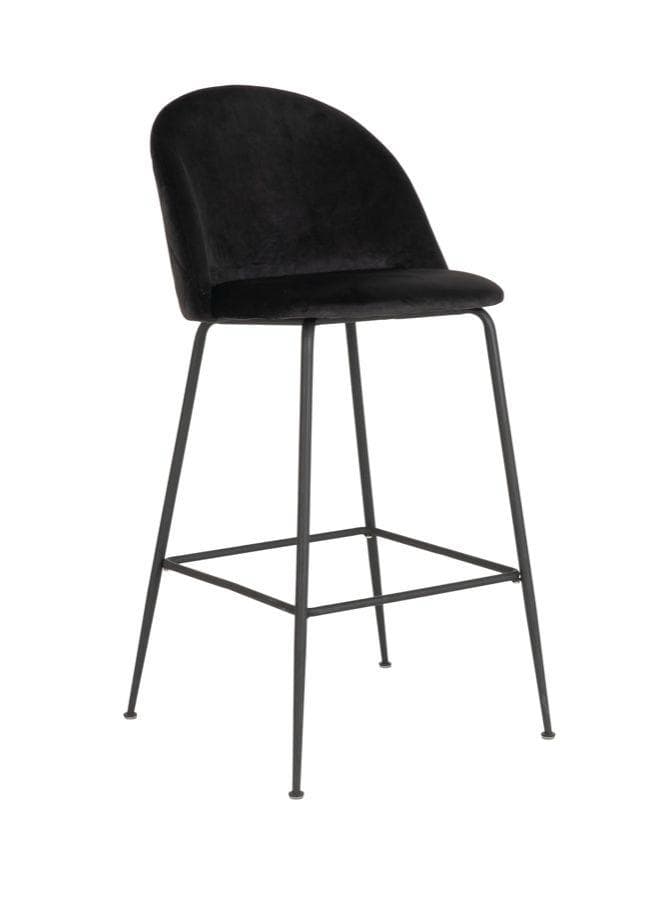 Bar Stool – Black Velvet