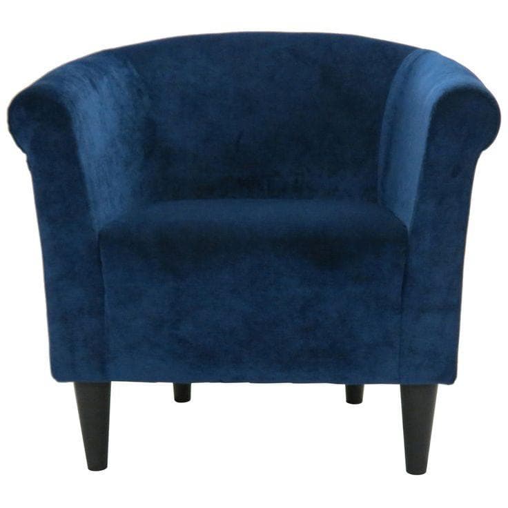 Club Chair – Navy Velvet