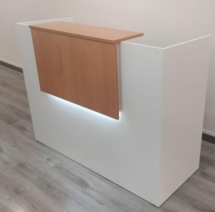 Reception Desk – Wood & LED