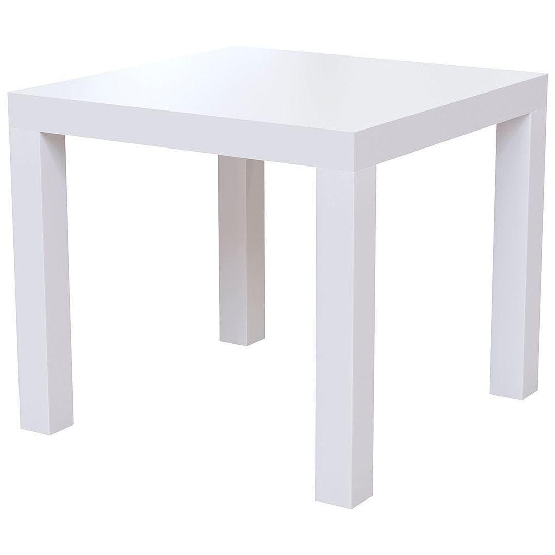 Side Table – White Square