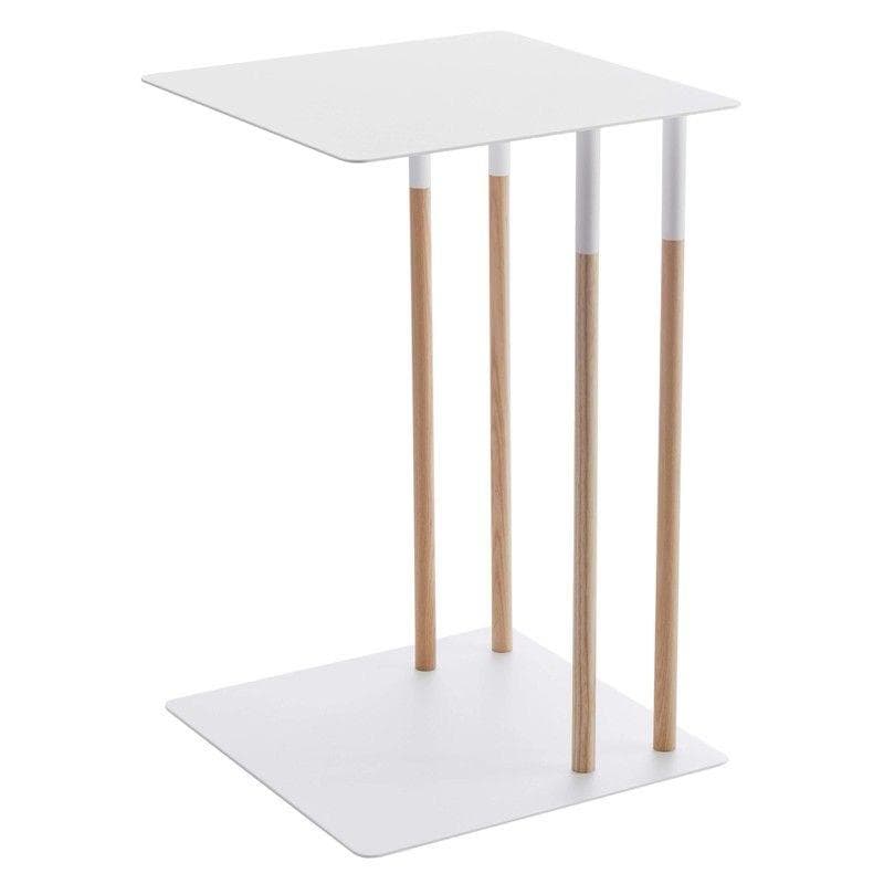 Side Table – White & Wood