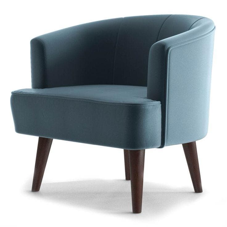 Tub Chair – Steel Blue