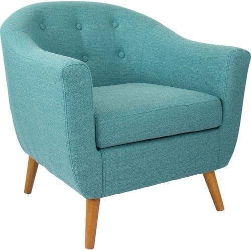 Tub Chair – Teal Tufted